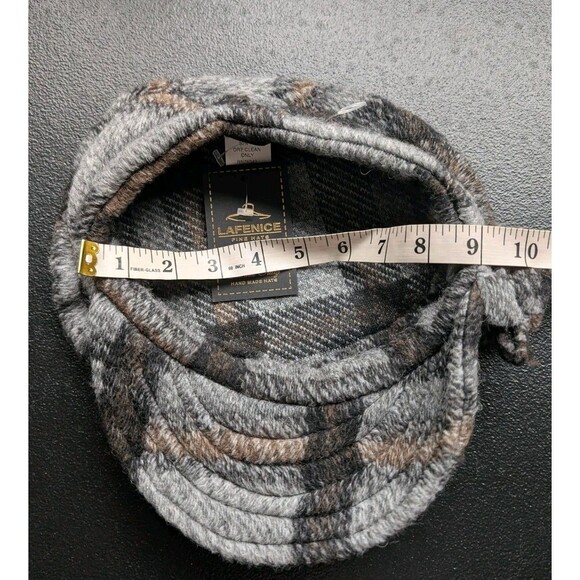 LA FENICE Handmade Hat Wool Blend Florence Italy Academia - Picture 6 of 10